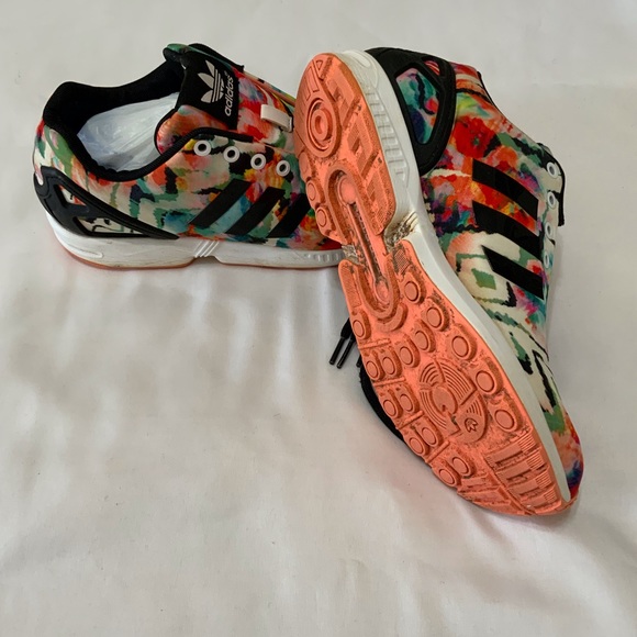 ADIDAS TORSION KICKS / BLACK/PINK MULTICOLORED. SIZE- 9 - Picture 5 of 7